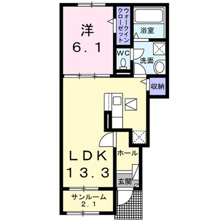 マカニ　レア　Ｄの物件間取画像